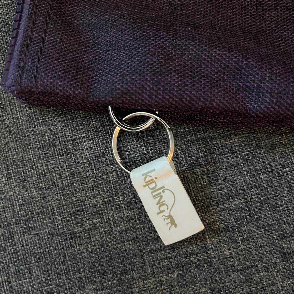 Kipling Purple Creativity Pouch - image 3